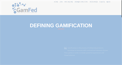 Desktop Screenshot of gamfed.com